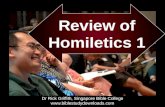 Review of Homiletics  1