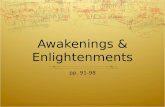 Awakenings & Enlightenments
