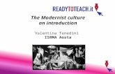 The Modernist culture an introduction Valentina Tenedini  ISRMA Aosta