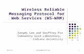 Wireless Reliable Messaging Protocol for Web Services (WS-WRM)