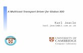A Multicast Transport Driver for Globus XIO