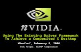 Using The Existing Driver Framework To Achieve a Composited X Desktop