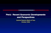 Per:  Recent Economic Developments and Perspectives