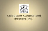 Culpepper Carpets and Interiors Inc.
