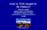 How is TOK taught in  IB History?