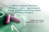 Affton School District Project Labor Agreement Early Childhood Education Center Project