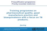 Prequalification programme: Priority essential medicines