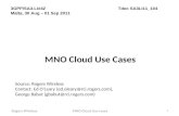 MNO Cloud Use Cases
