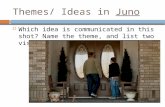 Themes/ Ideas in  Juno