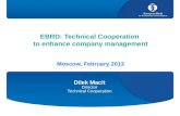 EBRD: Technical Cooperation  to enhance company management Moscow, February 2013