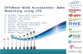 Offshore Wind Accelerator: Wake Modelling using CFD