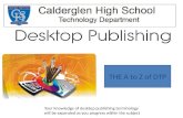 Your knowledge of desktop publishing terminology