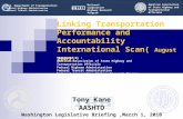 Linking Transportation Performance and Accountability  International Scan(  August 2009)