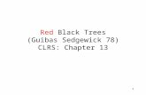 Red  Black Trees (Guibas Sedgewick 78) CLRS: Chapter 13