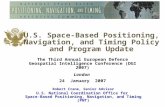 U.S. Space-Based Positioning, Navigation, and Timing Policy and Program Update