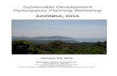 Sustainable Development Participatory Planning Workshop AGONDA, GOA