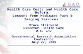 Health Care Costs and Health Care Reform: Lessons from Medicare Part B Imaging Services