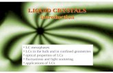 LIQUID CRYSTALS Introduction