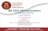SEE 3223 :  Microprocessors