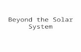 Beyond the Solar System