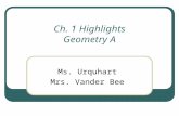 Ch. 1 Highlights Geometry A
