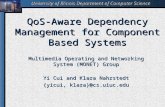 QoS-Aware Dependency Management for Component Based Systems