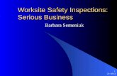 Worksite Safety Inspections: Serious Business