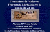 Transmisor de Vídeo en Frecuencia Modulada en la Banda de 23 cm