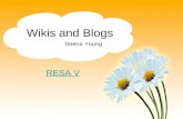 Wikis and Blogs