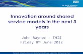 Innovation around shared service models in the next 3 years