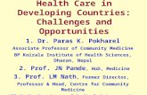 Health Care in Developing Countries: Challenges and Opportunities