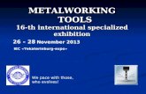 METALWORKING TOOLS 16-th international specialized exhibition
