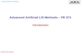 Advanced Artificial Lift Methods – PE 571 Introduction