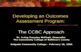 Developing an Outcomes Assessment Program: