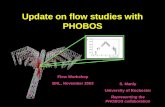 Update on flow studies with PHOBOS