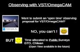 Observing with VST/ OmegaCAM