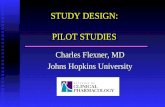 STUDY DESIGN: PILOT STUDIES