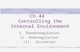 Ch.44   Controlling the Internal Environment