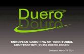 EUROPEAN GROUPING OF TERRITORIAL COOPERATION  (EGTC) DUERO-DOURO
