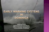 EARLY WARNING SYSTEMS  IN  DOMINICA
