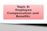 Topic 8: Employee  Compensation and  Benefits