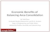 Economic Benefits of  Balancing Area Consolidation