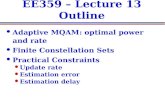 EE359 – Lecture 13 Outline