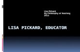 LISA PICKARD, Educator