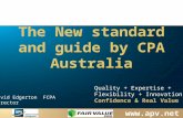 The New standard and guide by CPA  Australia