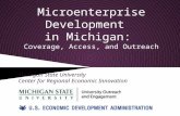 Microenterprise Development  in Michigan:  Coverage, Access, and Outreach
