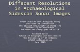 Object Detection at Different Resolutions in Archaeological Sidescan Sonar Images