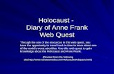 Holocaust -  Diary of Anne Frank Web Quest