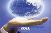 Chapter 3 – Dynamic Scheduling