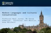 Modern Languages and Cultures Consultation